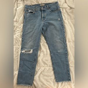 levi’s light wash wedgie jeans